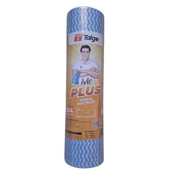 Pano de Limpeza Multiuso tipo Perfex Rolo com 50 unidades de 50 cm x 29,5 cm