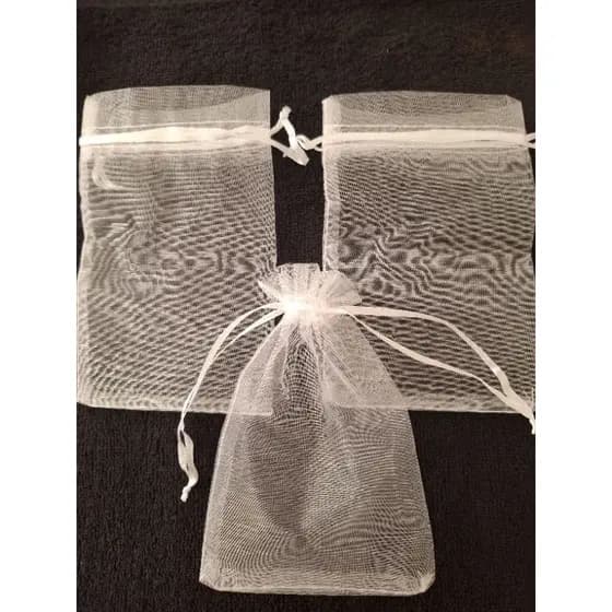 kit 10/20/50/100Un Saco Organza 10X15cm Saco Lembrancinha