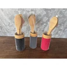 kit Cozinha 3 Peças + pote com escorrimento de bambu - leve pratico e ecológico  - wellmix