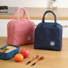Bolsa Térmica Marmita Viagem Portátil com Bolso Lateral – Co