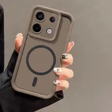 Capa De Telefone Para Redmi Note 13 Pro 4G 5G 5G 4G Caixa Com Adesivo Magnético De Carregamento Sem Fio Protetora Câmera
