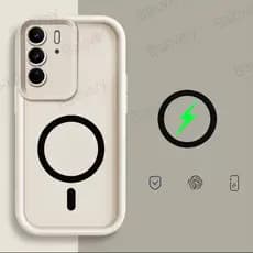 Capa De Telefone Para Realme C71/C73/C75/C75X/14X 5G TPU Protetora Completa À Prova De Choque Com Adesivo Magnético