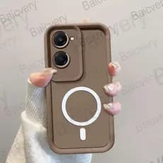 Capa De Telefone Para Xiaomi POCO C71/Redmi A5 4G Capas Sacos TPU Silicone Com Adesivo Magnético