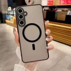 Invólucro Para Samsung Galaxy A56 A55 A36 A35 A34 A26 A15 A16 A17 A05S 5G Colorido Fosco Duro Com Adesivo De Carregament