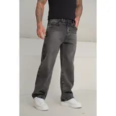 Calça baggy oversize masculina  jeans larga  calça balão preto estonado  não desbota envio imediato NF Marca denim co