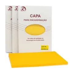 Capa PP Line Amarelo A4 50 un
