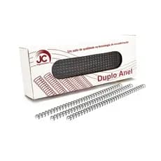 Garra Duplo Anel 1/4" Preto c/50 A4