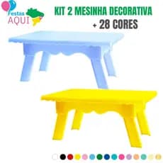 Combo 2 Mesinha pra decoração - Várias cores