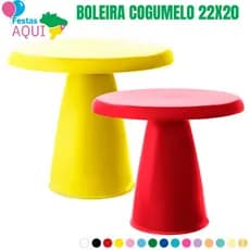Boleira Cogumelo 22x20 cm- Várias Cores