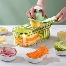 Cortador, Fatiador e Ralador Manual Multifuncional De Legumes e Alimentos 4 em 1 ENVIO IMEDIATO