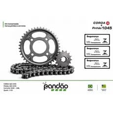 Kit Relação Titan 125 83/99 Coroa Pinhão Corrente 428H Aço 1045 ENVIO IMEDIATO