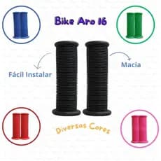 Manopla Para Bicicleta Mirim Infantil Cores Aro 16