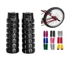 Pedaleira de Bicicleta Par De Apoio Pezinho Trolhinha Alumínio Bicicleta