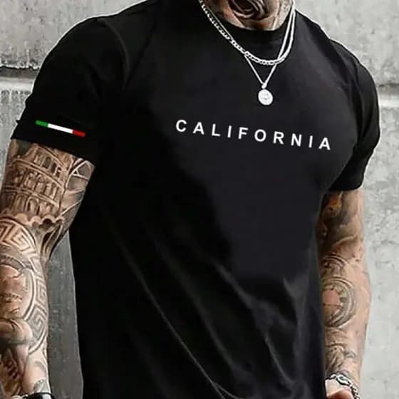 Blusa California Camiseta Basica Fio 30.1 Algodao Blusa Estamapada Envio Imediato