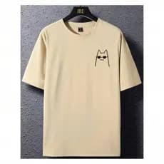 Camiseta Camisa Cat Basica Estampada Casual Algodão Envio Rápido