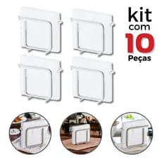 Conjunto 10 Porta Guardanapos Branco Future para Uso Comercial ou Doméstico