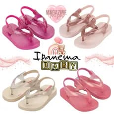 Sandália Baby Soft Ipanema Glitter Lançamento Grendene