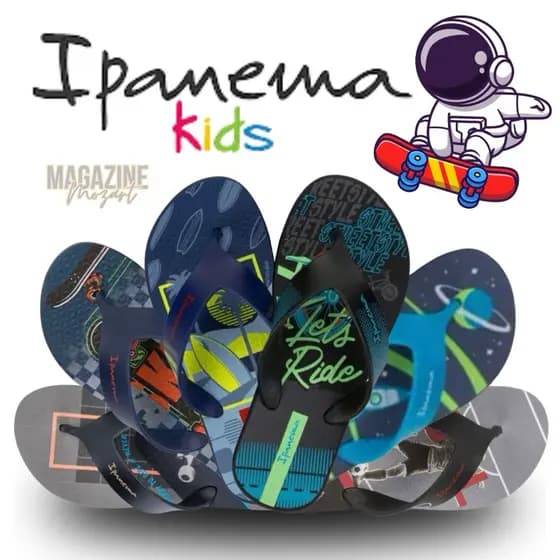 Chinelo Infantil Menino Ipanema Grendene Deck City