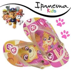 Chinelo Bebê Menina Patrulha Canina Friends Baby Ipanema Grendene Original