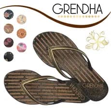 Chinelo Feminino Grendha Rasteira Feminina Grendha Mais Açái Essência Energia Chin