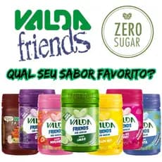 Pastilhas Valda Friends Sem Açucar (Unidade) Pote C/ 50g