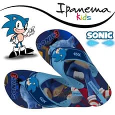 Chinelo Sonic Speed Run Infantil Menino  Ipanema Grendene