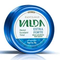Pastilhas Valda Extra Forte Sem Açúcar Lata de 50g Cada