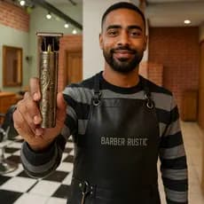 Máquina de Cortar Cabelo Barbeiro Dragão Profissional Elétrica Bateria Recarregável Barato
