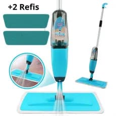 Mop Spray Magico Esfregão Com Reservatorio Rodo De Limpeza 2 Refis Microfibra