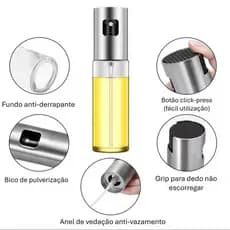 Spray Pulverizador Borrifador Azeite Vinagre em Vidro