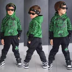 Conjunto Moletom Poliéster Flanelado Kulk
