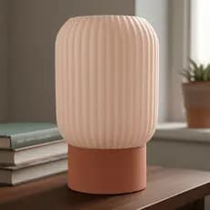 Abajur Luminária Nami Delicada Moderna Decoração Quarto LED