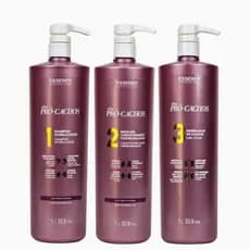 Kit Essendy Pro Cachos De 1L -  Shampoo, Máscara e Modelador - 3 Produtos Para Cabelos Crespos Cacheados e Ondulados - C