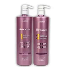 Kit Shampoo e Mascara Pró-Cachos 1L Essendy - Shampoo Hydra-Curves 1L e  Máscara Curve-Balance 1L - Alta Definição de Ca
