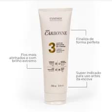 Leave-in Repositor Série Carbonne Essendy 250ml - Tratamento Capilar para todos os cabelos Nutrição Proteção solar Macie