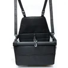 Assento Cadeirinha para Pet Carro Cães e Gatos Veicular Preto