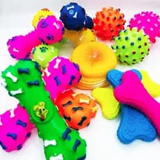 Brinquedo Pet Mordedor Anti - Stress Borracha Maciço Diversos