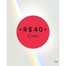 Promoção R40,00 cada. Selecione o produto
