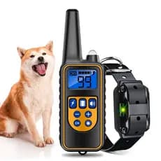 Coleira de Treino para cachorro com Controle Remoto, À Prova d'Água 4 Modos– Ideal para Múltiplos Pets