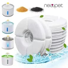 4 Peças Substituto Filtro De Carbono Ativado Para Gatos Filtros De Substituição De Fonte De Água Acessórios Distribuidor Automático De Animais De Estimação