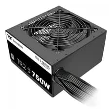 Fonte Thermaltake 750W TR2 S 80 Plus ATX 3.0 PCIe 5.1 Preta - Pronta para RTX 40 Series Alta Eficiência Original