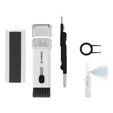Kit Limpeza 7 em 1 Fortrek EC7 Para Teclado Fone de Ouvido Celular e Telas - Limpador Multifuncional Completo