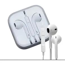 Fone de Ouvido FAM Earpods com Microfone e Controle de Volume FCA-OE12 Branco - Som HD para Celular e Tablet