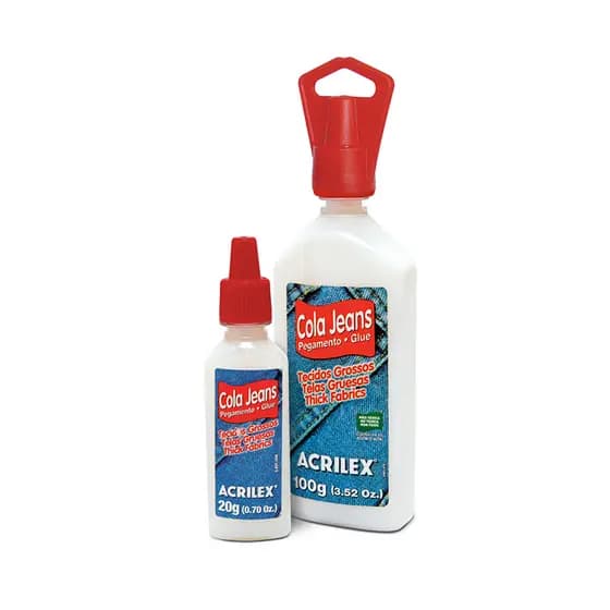 Cola Jeans Tecidos Grossos 20g ou 100g Acrilex