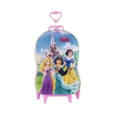 Mala Infantil Disney Princesas Castelo Maxtoy Diplomata com Rodinha Tripla