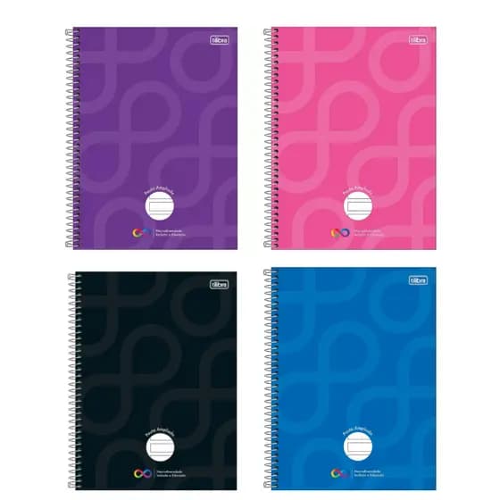Caderno Universitário Tilibra Neuro – Pauta Ampliada, 80 Folhas, Capa Dura /Academia do Autismo