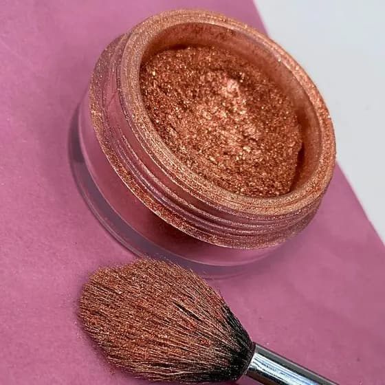 Iluminador Solto - Rosa do Deserto  - TC BEAUTY / Pigmento em pó / Highlighter / Brilho / Iluminadores para make