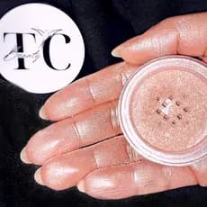 Iluminador Solto - Flor de Lótus - TC BEAUTY / Pigmento em pó Sombra Brilho Iluminador para make Maquiagem Asa de Borboleta Iluminador corporal Iluminador Potente