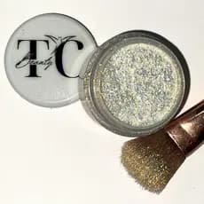 Pigmento Premium - Areia Dourada / Pigmento em pó Reflect Glitter Asa de borboleta Brilho Gliter Sombra - TC BEAUTY