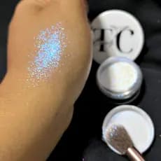 Pigmento Premium - Fantasy Blue  - TC BEAUTY / Unha Reflect Asa de borboleta Brilho Glitter Gliter Noiva Paleta